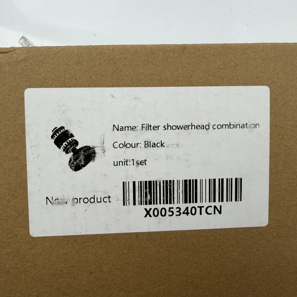Dsvanmv Filter Shower Head Combination Matte Black Wall Mounted Shower Filter